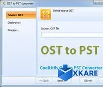 CoolUtils OST to PST Converter