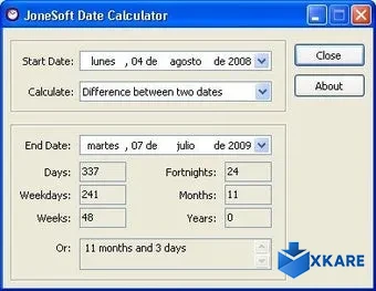 JoneSoft Date Calculator
