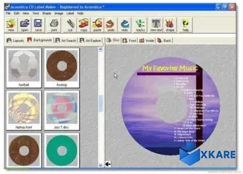 Acoustica CD/DVD Label Maker