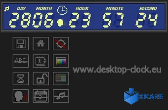 Digital Clock and Countdown Ticker