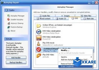 Autoplay Repair