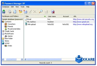 Password Manager XP