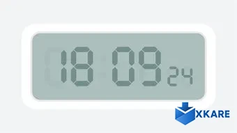 Desktop digital clock