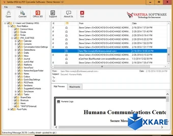 Vartika MSG to PST Converter Software