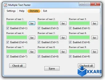 Multiple Text Paster