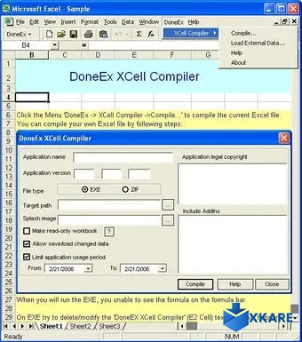 DoneEx XCell Compiler
