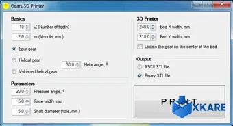Gears 3D Printer