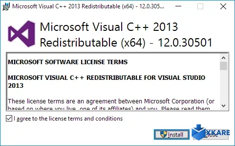 Visual C++ Redistributable Packages for Visual Studio 2013