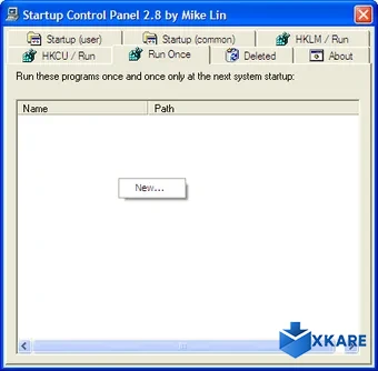 StartUp Control Panel