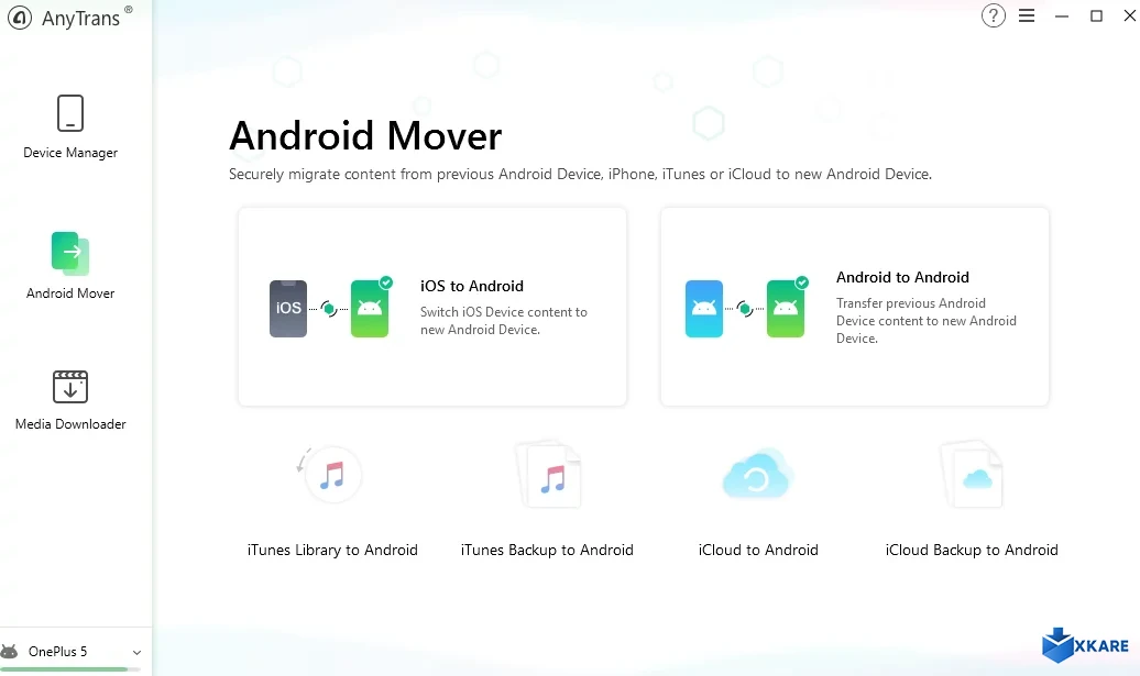AnyTrans Android Manager