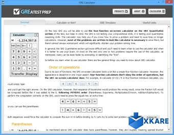 GRE Calculator