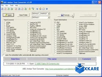 ABC Amber Text Converter