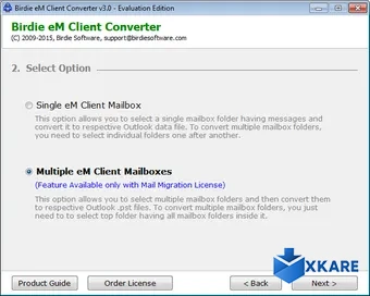 Birdie eM Client Converter
