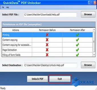 Quick Data PDF Unlocker