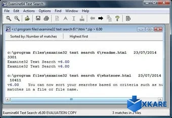 Examine32/Examine64 Text Search
