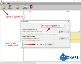 vMail EDB to PST Converter