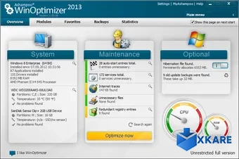 Ashampoo WinOptimizer 2013