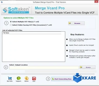 Softaken Merge vCard Pro