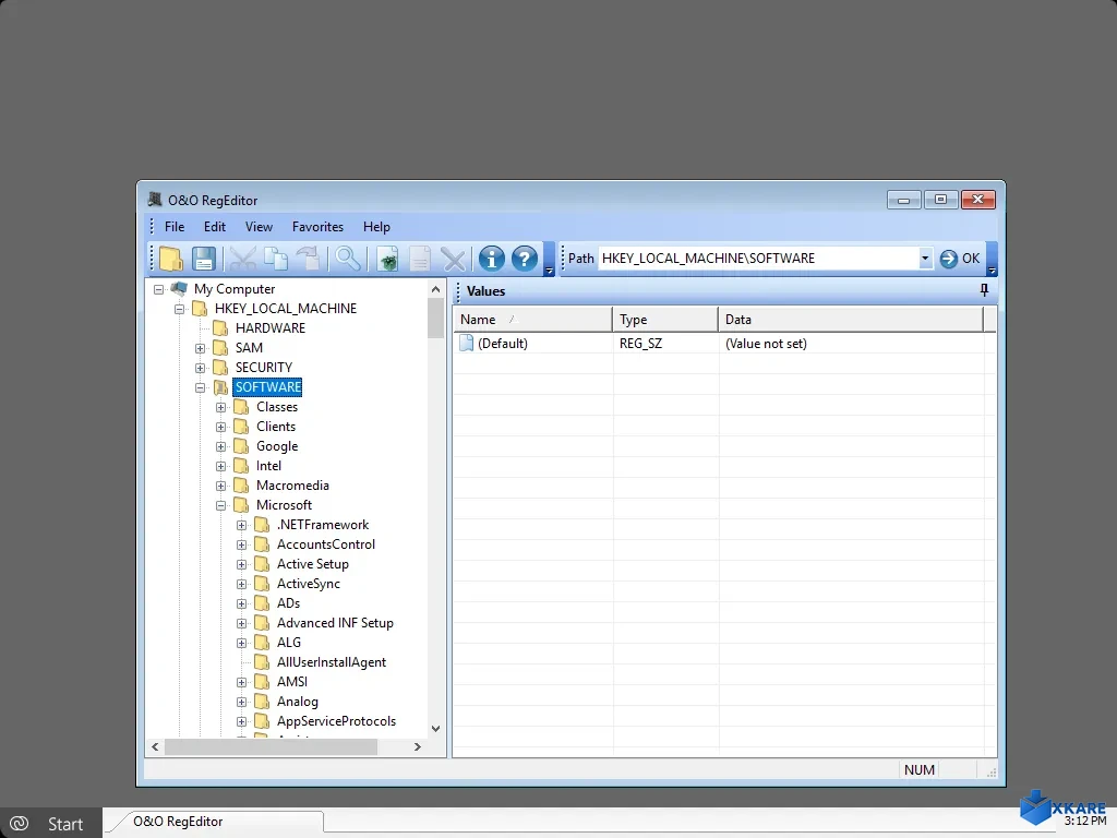 O&O RegEditor