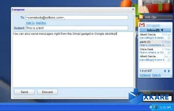 Google Gmail Gadget