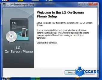 LG On-Screen Phone