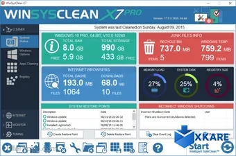 WinSysClean X7