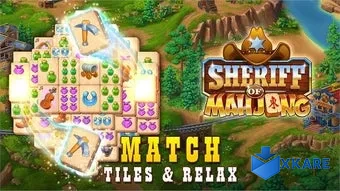 Sheriff of Mahjong: Match tiles & restore a town