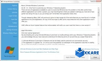 Ultimate Windows Customizer