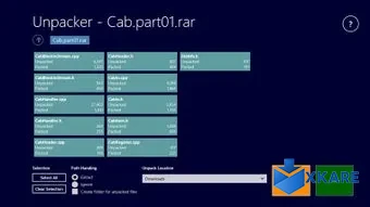 Unpacker for Windows 10