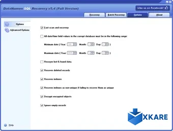 DataNumen SQL Recovery