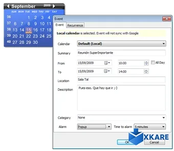 Desktop iCalendar Lite