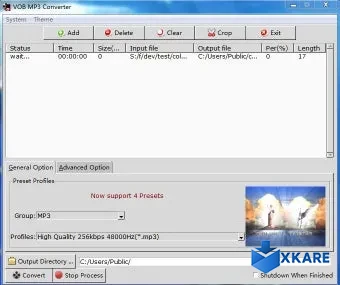 VOB MP3 Converter