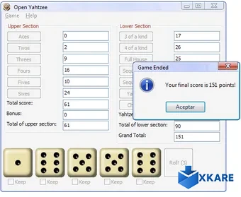 Open Yahtzee