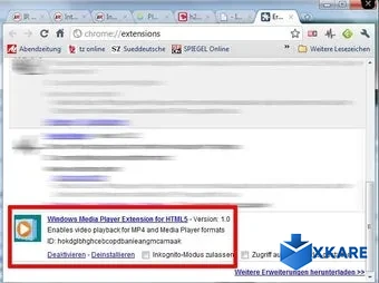 Windows Media Player HTML5 Extension for Chrome