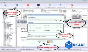 ATS For NSF to PST Converter