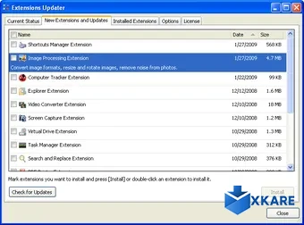 Extensions for Windows