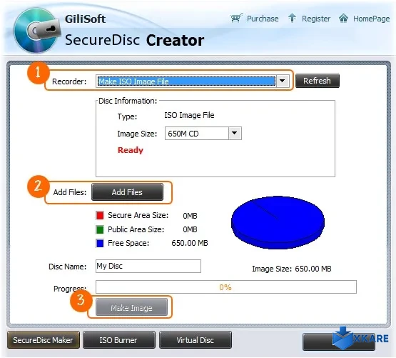GiliSoft Secure Disc Creator