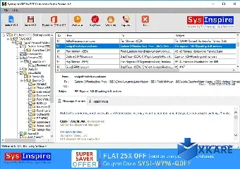 SysInspire OST to PST Converter