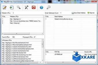Web PDF Files Email Extractor
