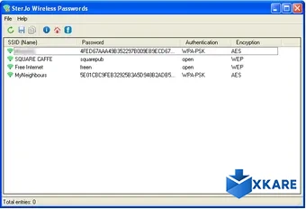 SterJo Wireless Passwords
