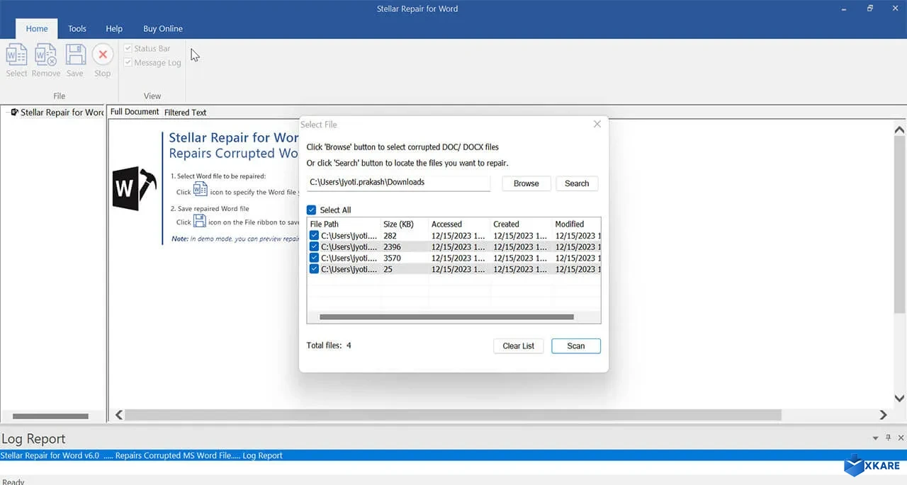 Stellar Repair for Word Documents