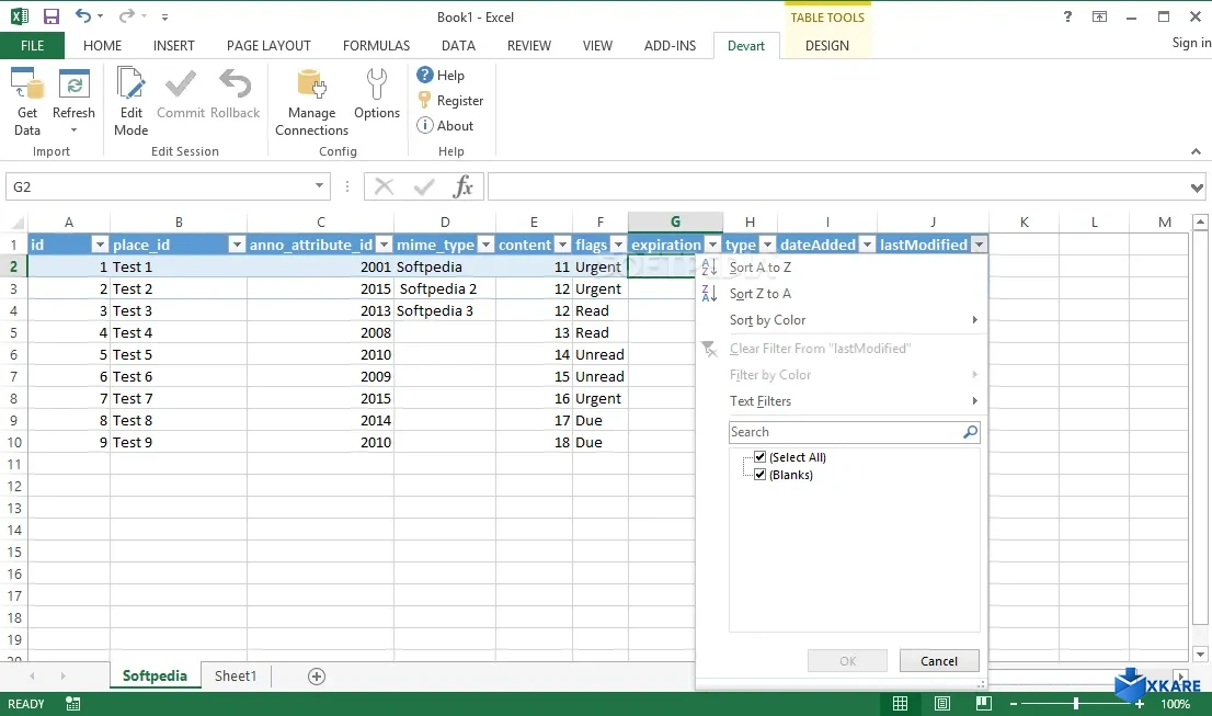 Devart Excel Add-ins