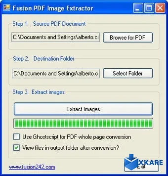 Fusion PDF Image Extractor