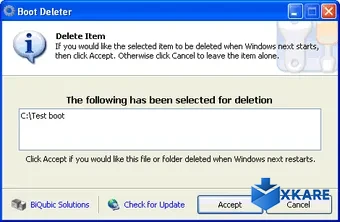 Boot Deleter