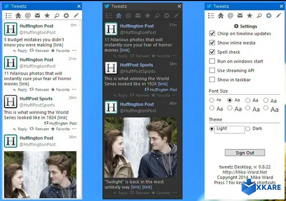Tweetz Desktop