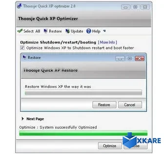 Thoosje Quick XP Optimizer