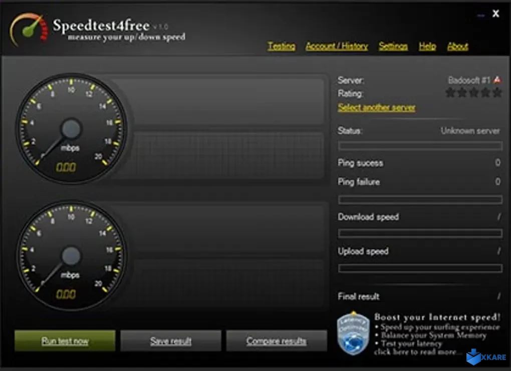 Speedtest4free