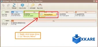 IM-Magic Partition Resizer Free