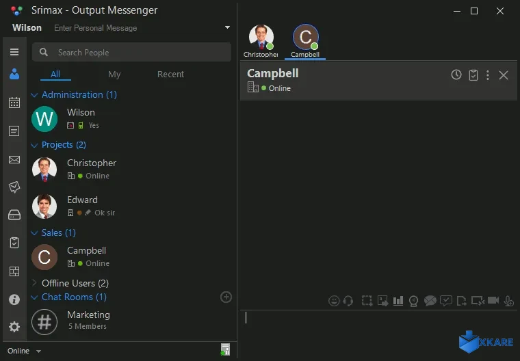 Output Messenger