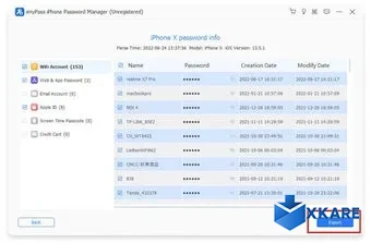 imyPass iPhone Password Manager